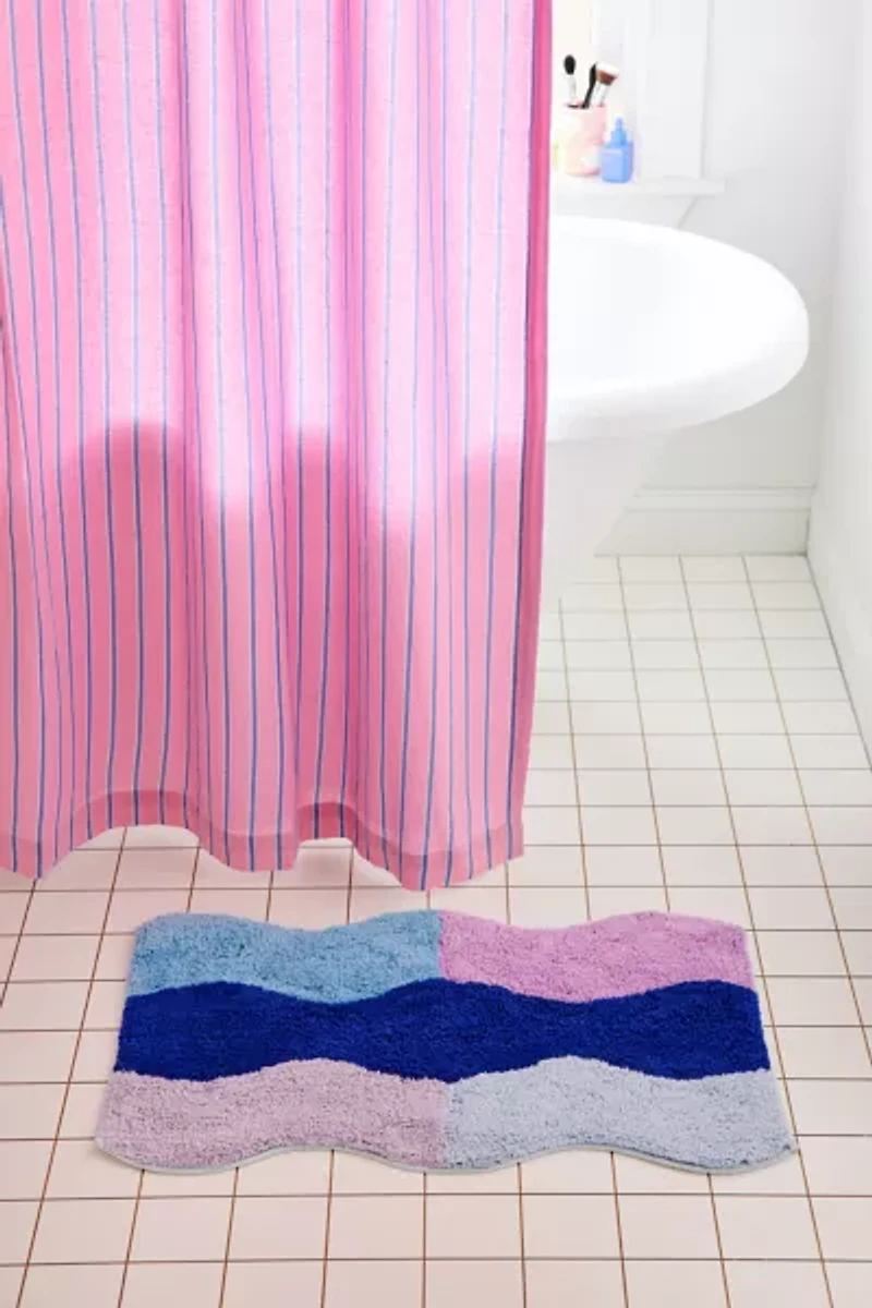 Everette Swirl Tufted Bath Mat