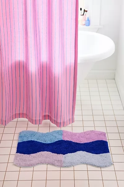 Everette Swirl Tufted Bath Mat