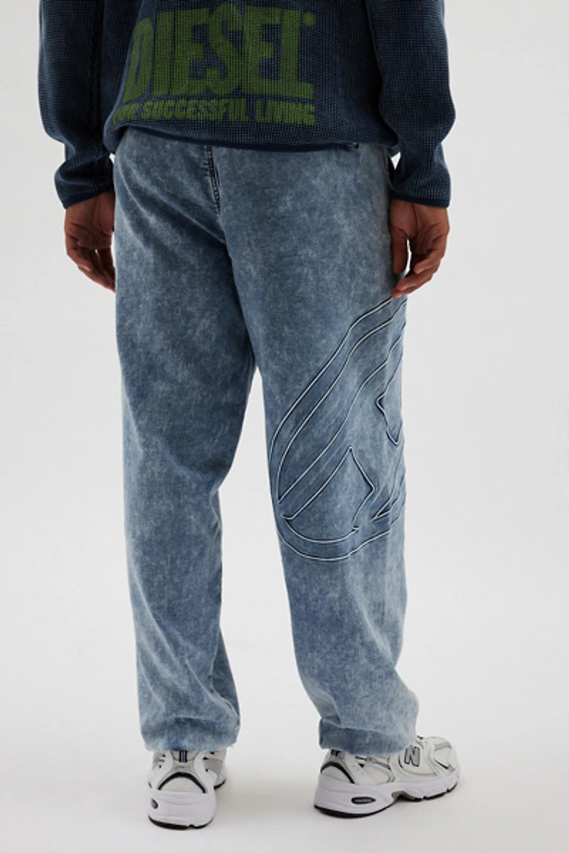 Diesel Lab-S2 Washed Denim Track Pants