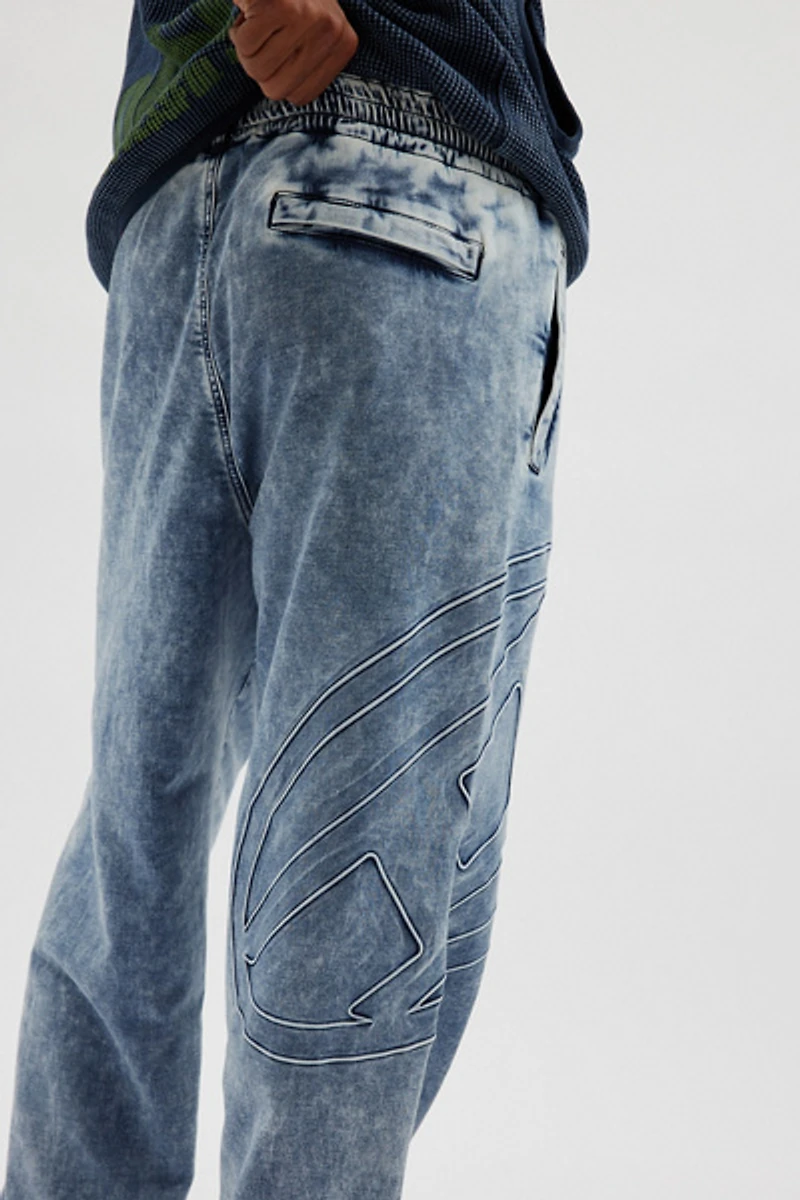 Diesel Lab-S2 Washed Denim Track Pants