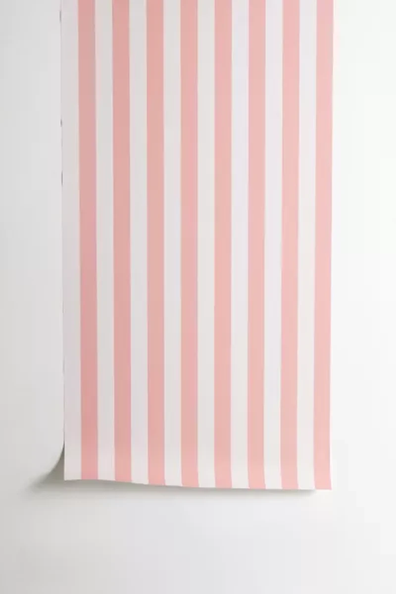 UO Home Cabana Striped Removable Wallpaper
