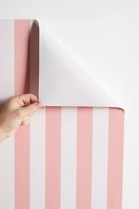 UO Home Cabana Striped Removable Wallpaper