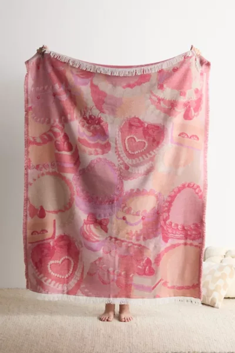 Emile Cozy Art Throw Blanket