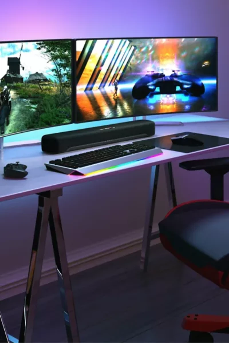 Yamaha SR-C20A Compact Bluetooth Sound Bar with Built-In Subwoofer