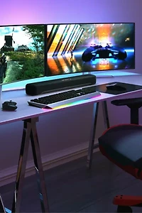 Yamaha SR-C20A Compact Bluetooth Sound Bar with Built-In Subwoofer