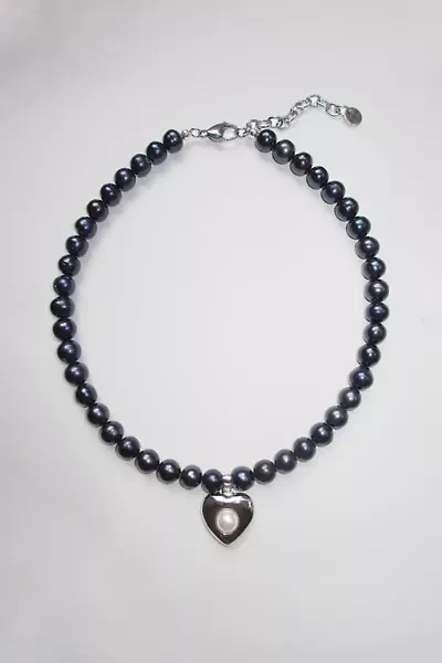 RIMOR The Black Pearl Venus Choker Silver