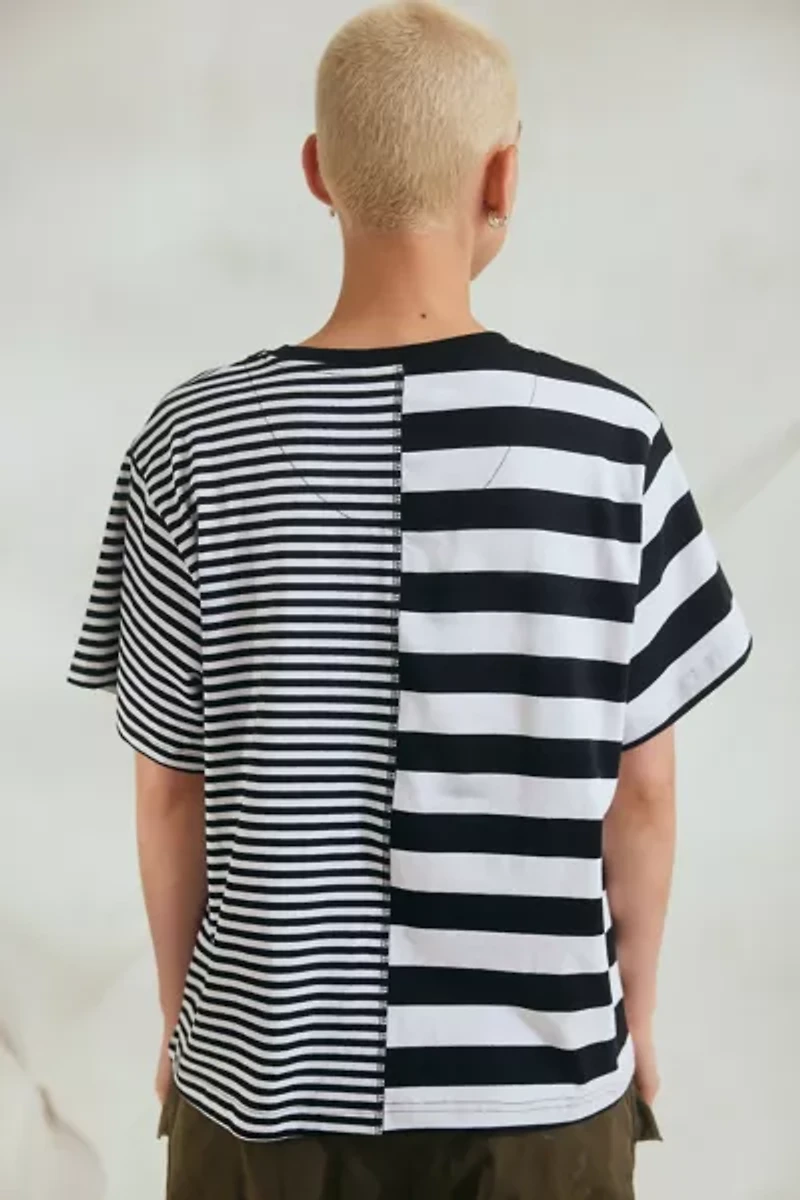 Peau De Loup X Tegan And Sara Foundation UO Exclusive Spliced Striped Tee
