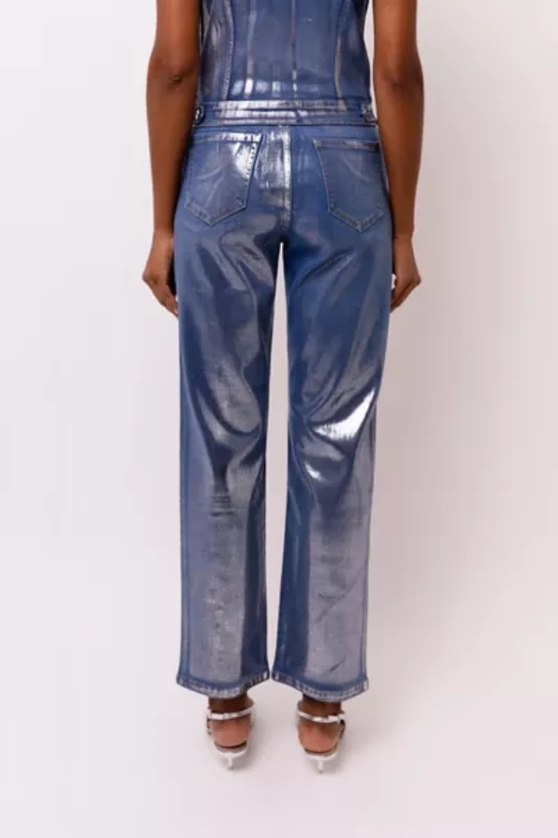 Amy Lynn Metallic Denim Pant