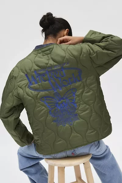 Obey Eden Embroidered Linear Jacket