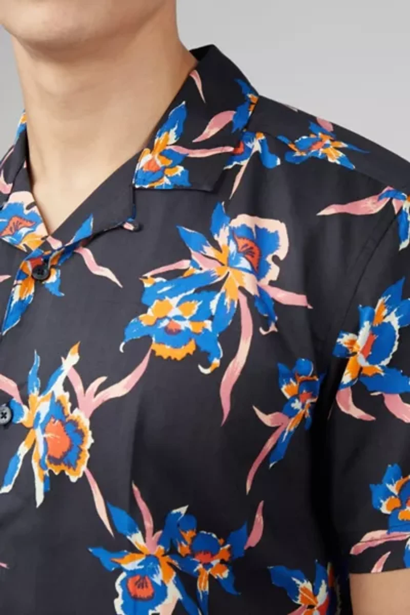 Ben Sherman Floral Print Short Sleeve Shirt