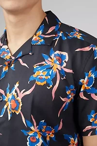 Ben Sherman Floral Print Short Sleeve Shirt