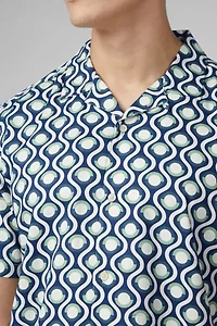 Ben Sherman Retro Geo Print Short Sleeve Shirt