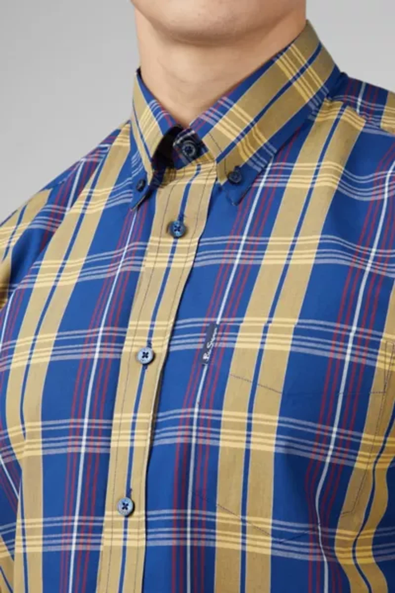 Ben Sherman Irregular Check Short Sleeve Shirt