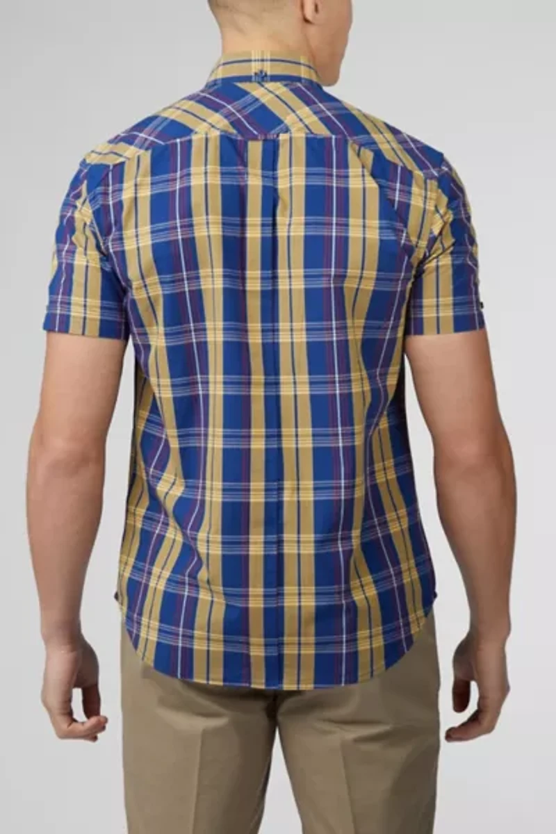Ben Sherman Irregular Check Short Sleeve Shirt