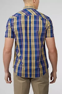 Ben Sherman Irregular Check Short Sleeve Shirt
