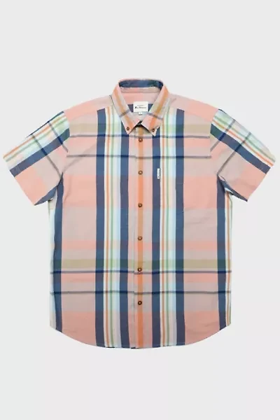 Ben Sherman Seersucker Check Short Sleeve Shirt
