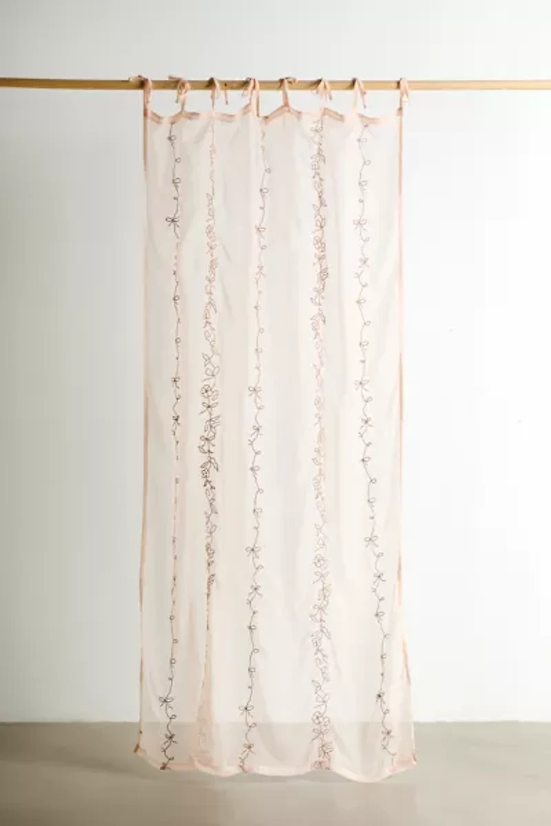 Rory Embroidered Chiffon Window Panel