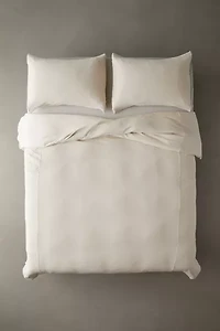 Logan Jersey Ribbed Duvet Cover