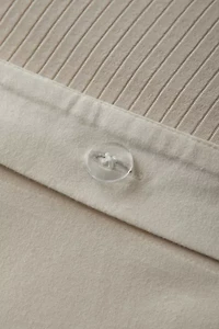 Logan Jersey Ribbed Duvet Cover