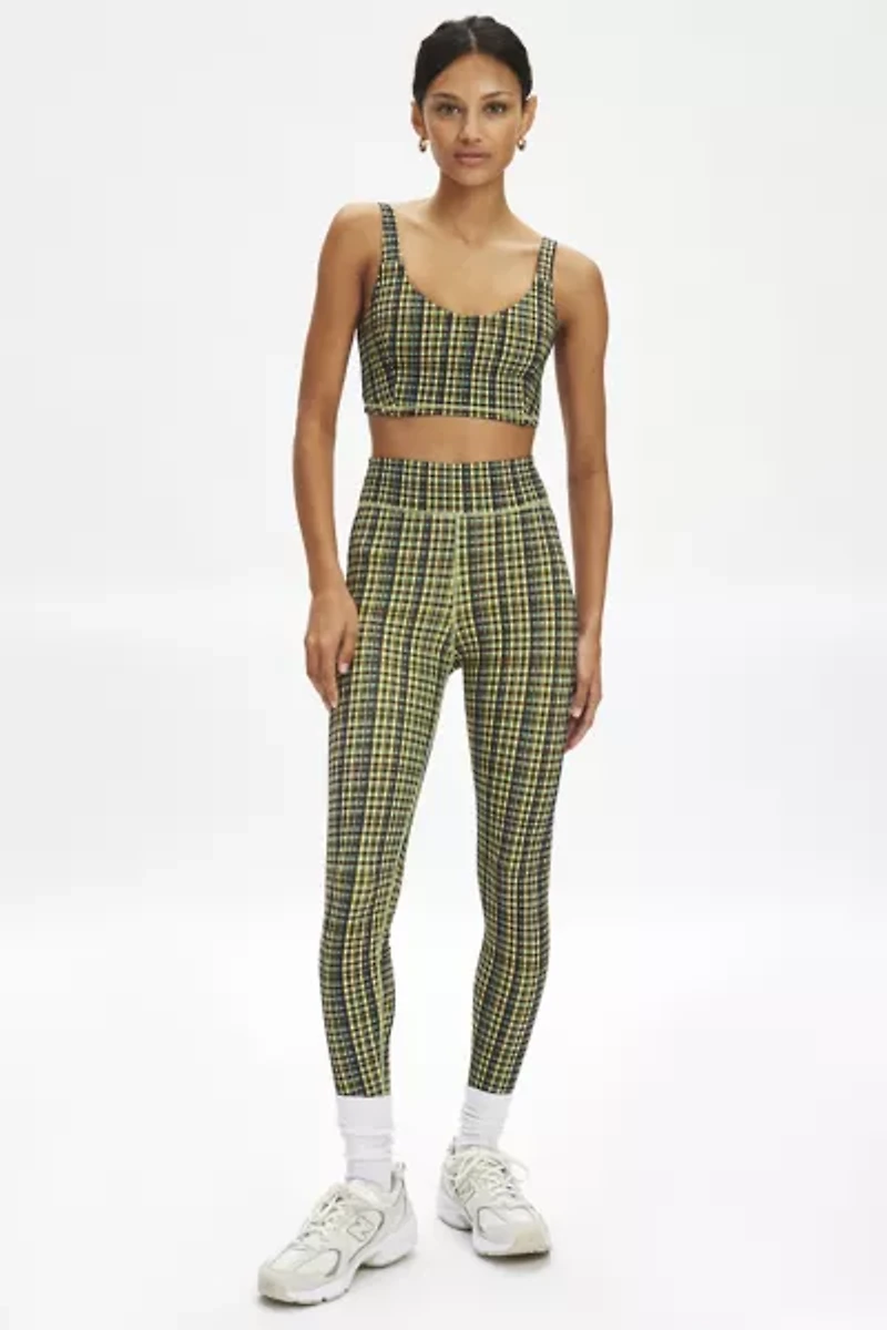 THE UPSIDE LA Paz LouLou Check Sports Bra