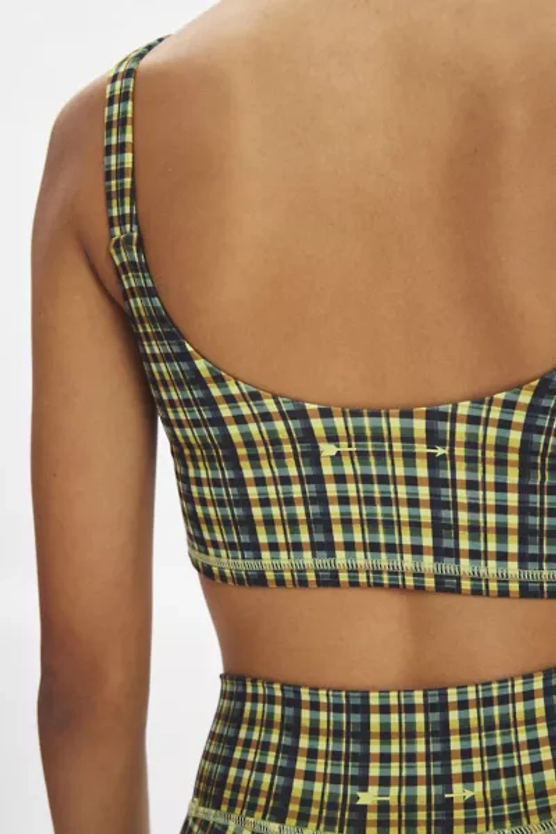 THE UPSIDE LA Paz LouLou Check Sports Bra