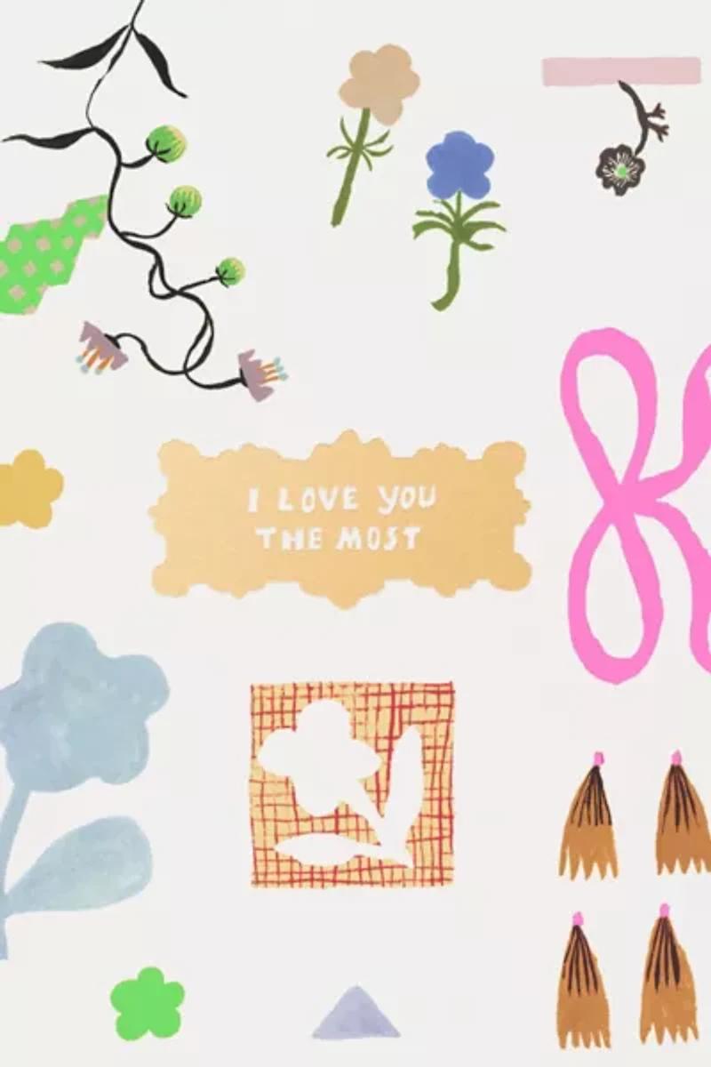 Red Cap Petals and Blooms Greeting Card