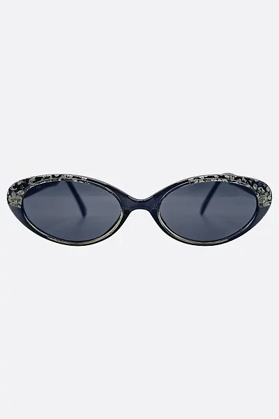 Giant Vintage Sissy Slim Oval Cat-Eye Sunglasses