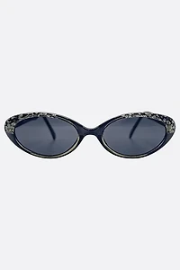 Giant Vintage Sissy Slim Oval Cat-Eye Sunglasses