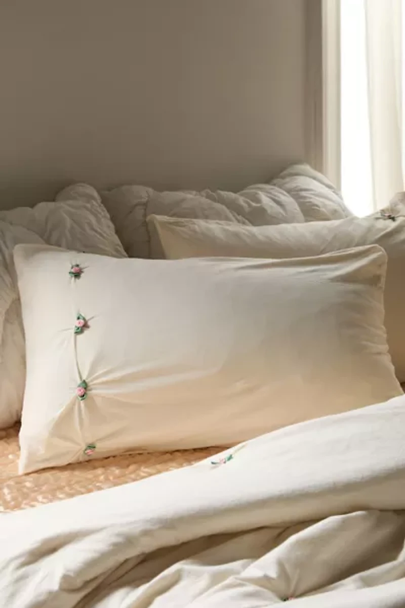 Sadya Rose Jersey Sham Set