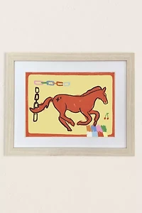 hiabbyhi Horse Girlie Art Print