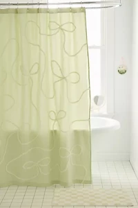 Wild Bows Tufted Shower Curtain