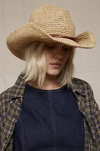 Millie Woven Raffia Cowboy Hat