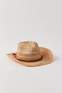 Millie Woven Raffia Cowboy Hat