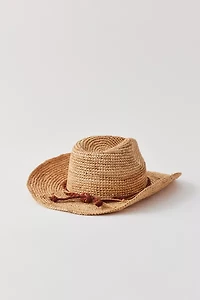 Millie Woven Raffia Cowboy Hat