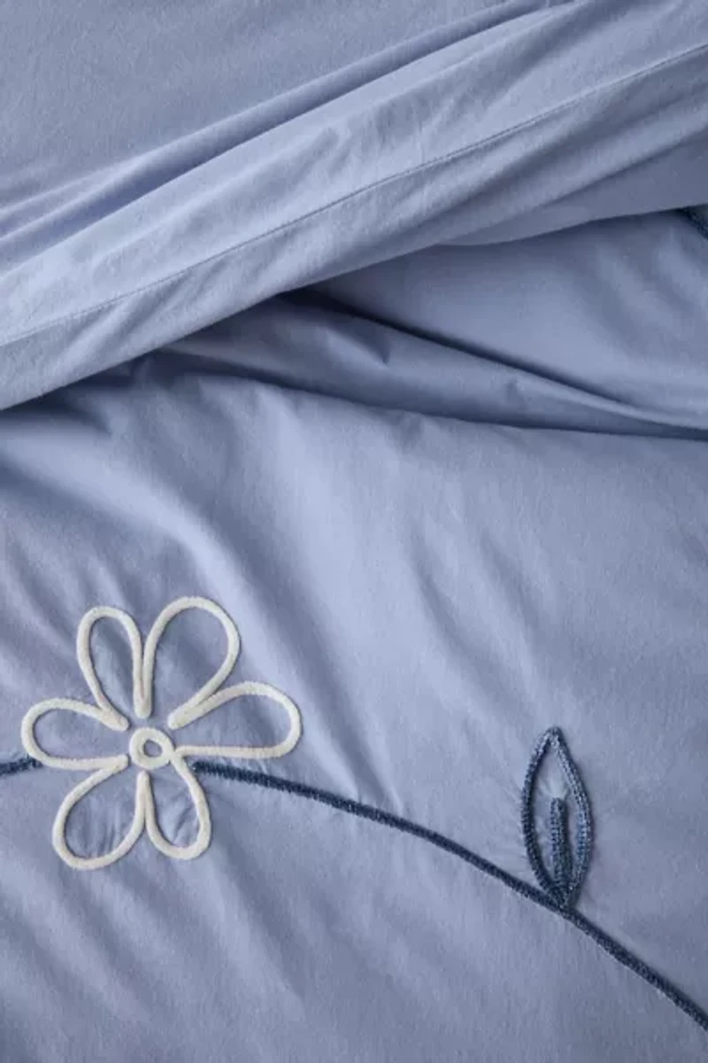 Falling Vines Floral Duvet Cover