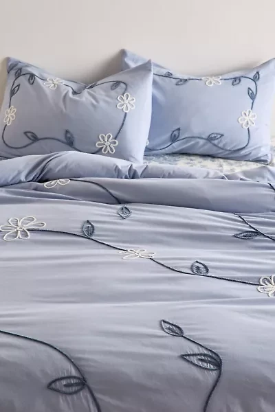 Falling Vines Floral Duvet Cover
