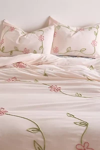 Falling Vines Floral Duvet Cover