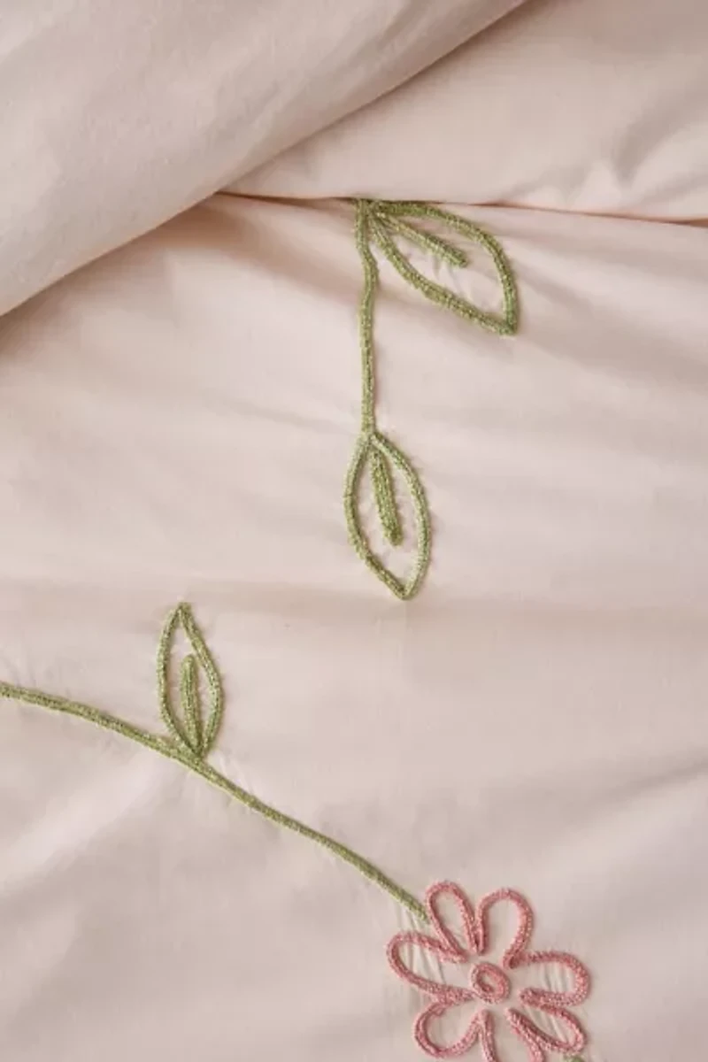 Falling Vines Floral Duvet Cover