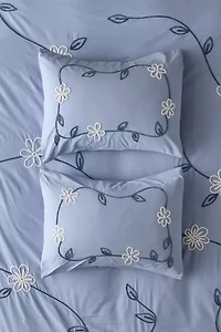 Falling Vines Floral Sham Set