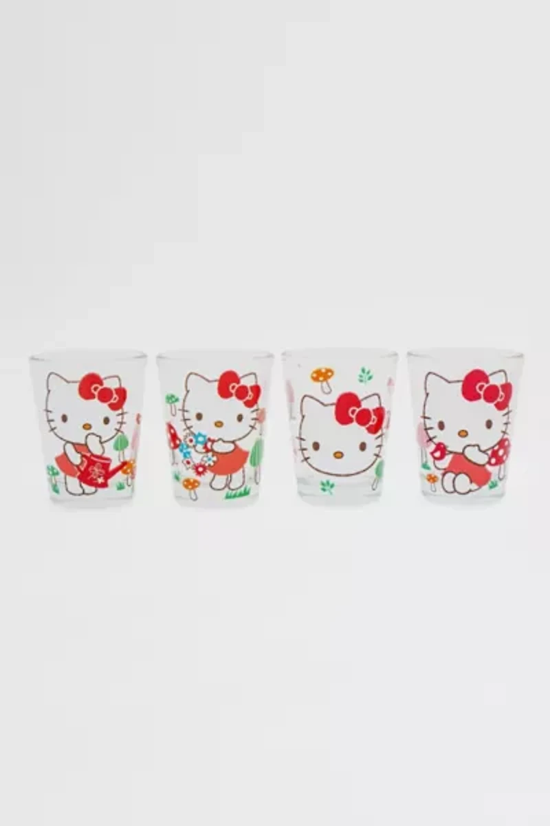 Sanrio Hello Kitty Mushrooms 2oz Shot Glass Set