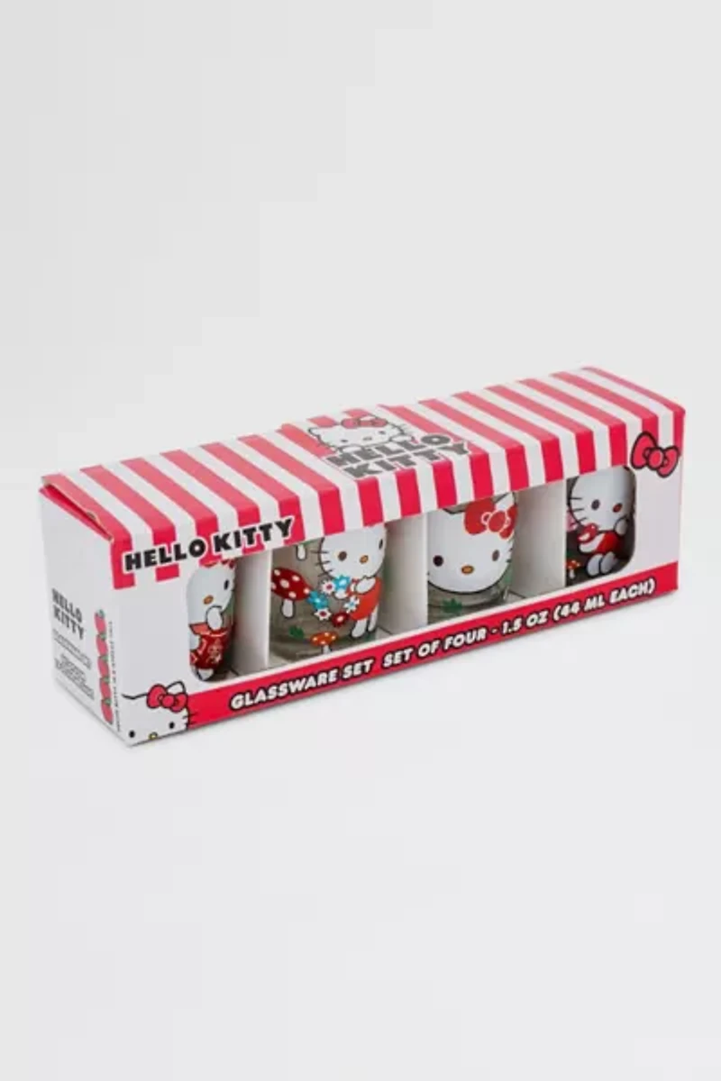 Sanrio Hello Kitty Mushrooms 2oz Shot Glass Set