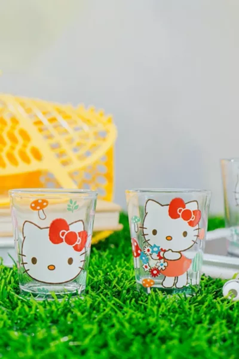 Sanrio Hello Kitty Mushrooms 2oz Shot Glass Set