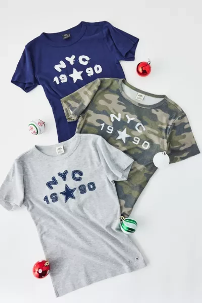 NYC 1990 Applique Baby Tee