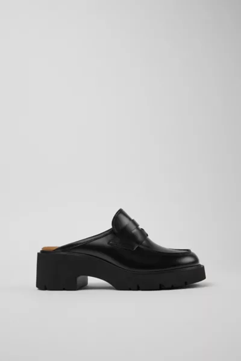 Camper Milah Leather Loafer Clog