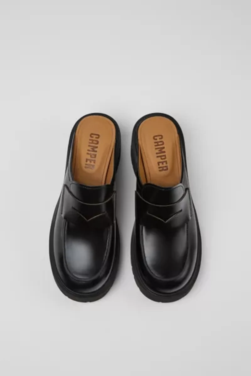 Camper Milah Leather Loafer Clog