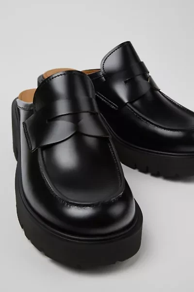 Camper Milah Leather Loafer Clog