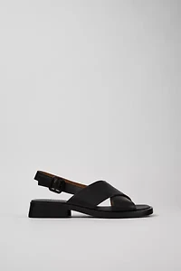 Camper Dana Leather Crossover Strap Sandals