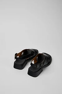 Camper Dana Leather Crossover Strap Sandals