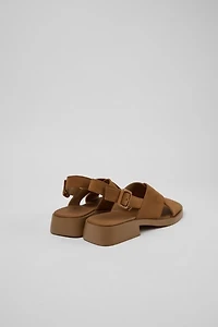 Camper Dana Leather Crossover Strap Sandals