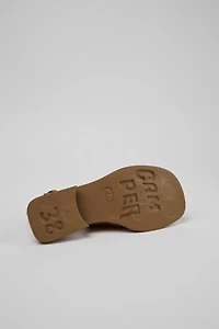 Camper Dana Leather Crossover Strap Sandals
